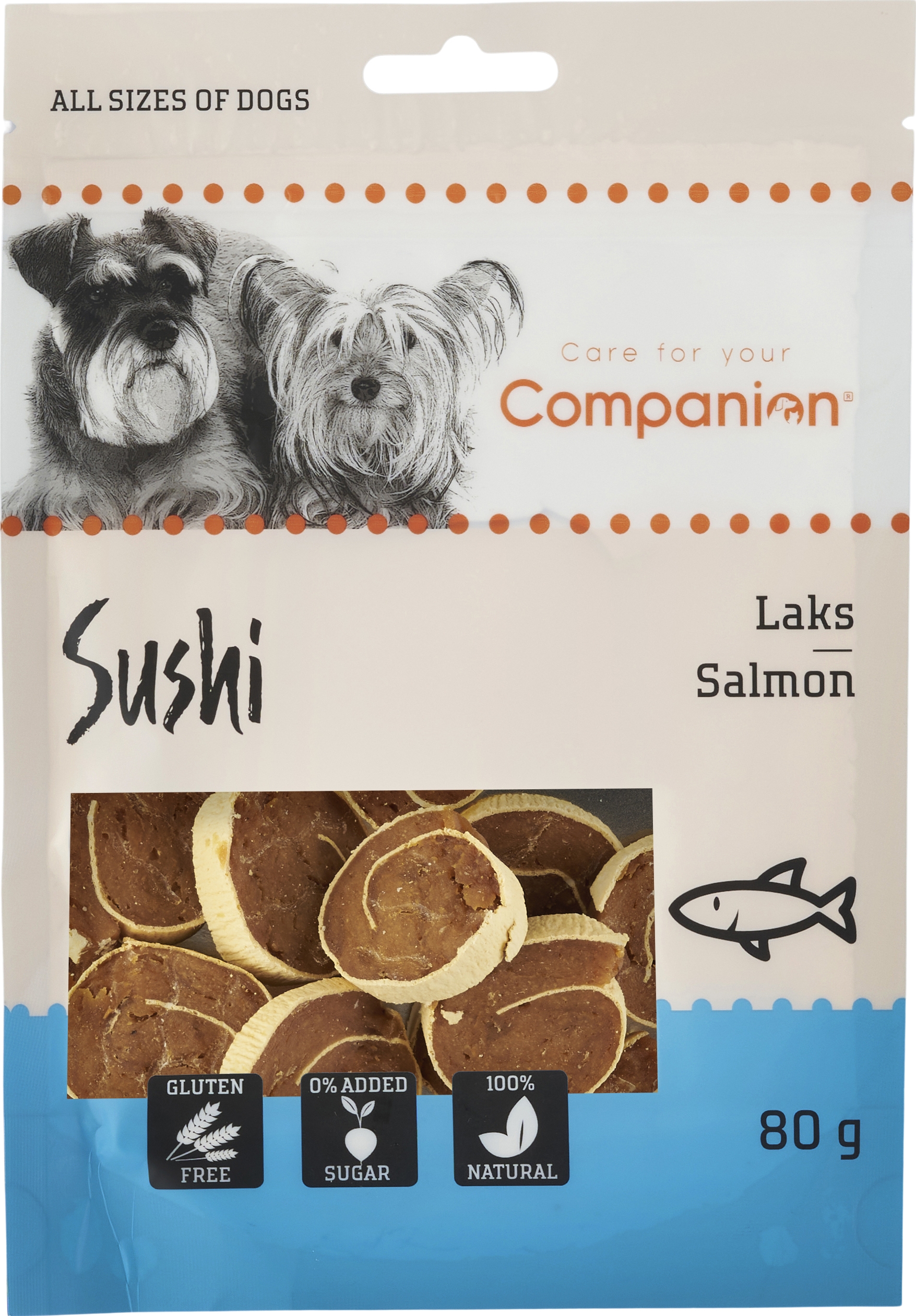 Companion Sushi (laks) 80g.