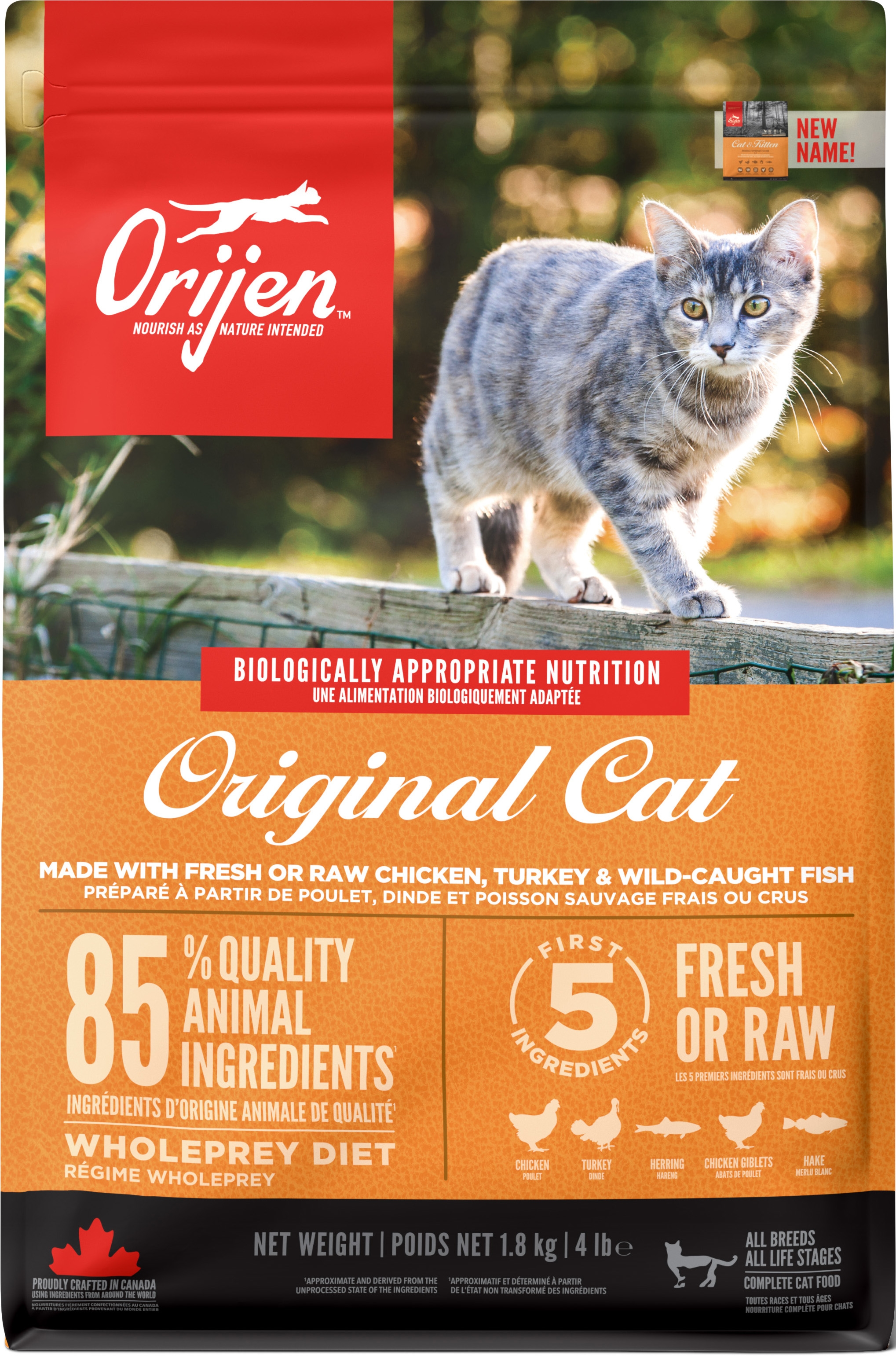 Orijen Original Cat. Kornfrit kattefoder.