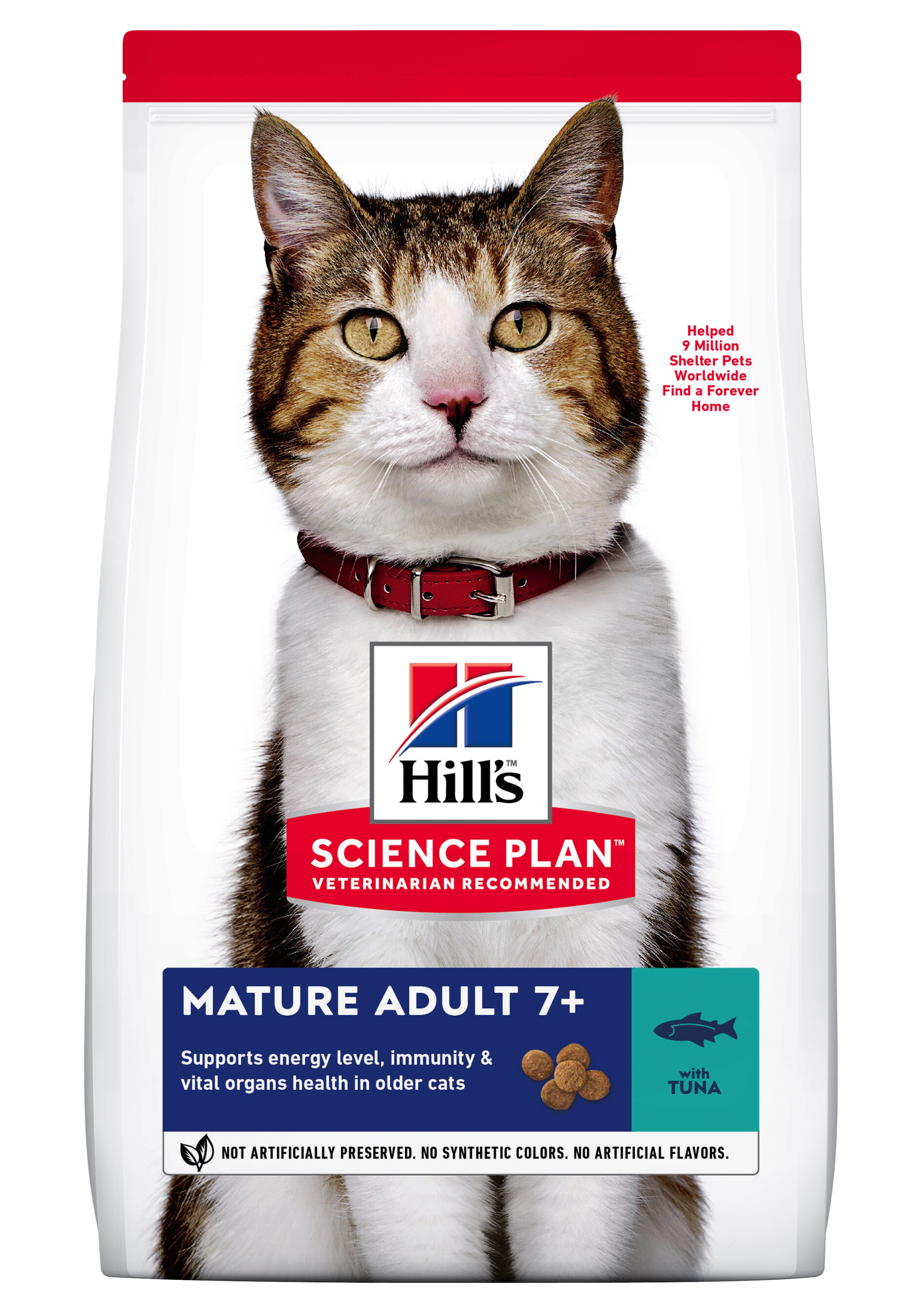 Hill's Science Plan&trade; Feline Mature Adult 7 + Tuna 1.5kg